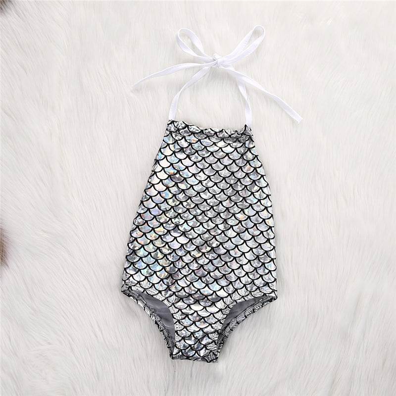 Hot Selling Mermaid One Piece Swimsuit Baby Girl Bikini New - Mubimart