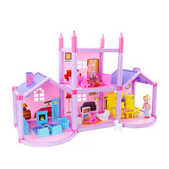 House Doll House Villa DIY Assembled House - Mubimart -  