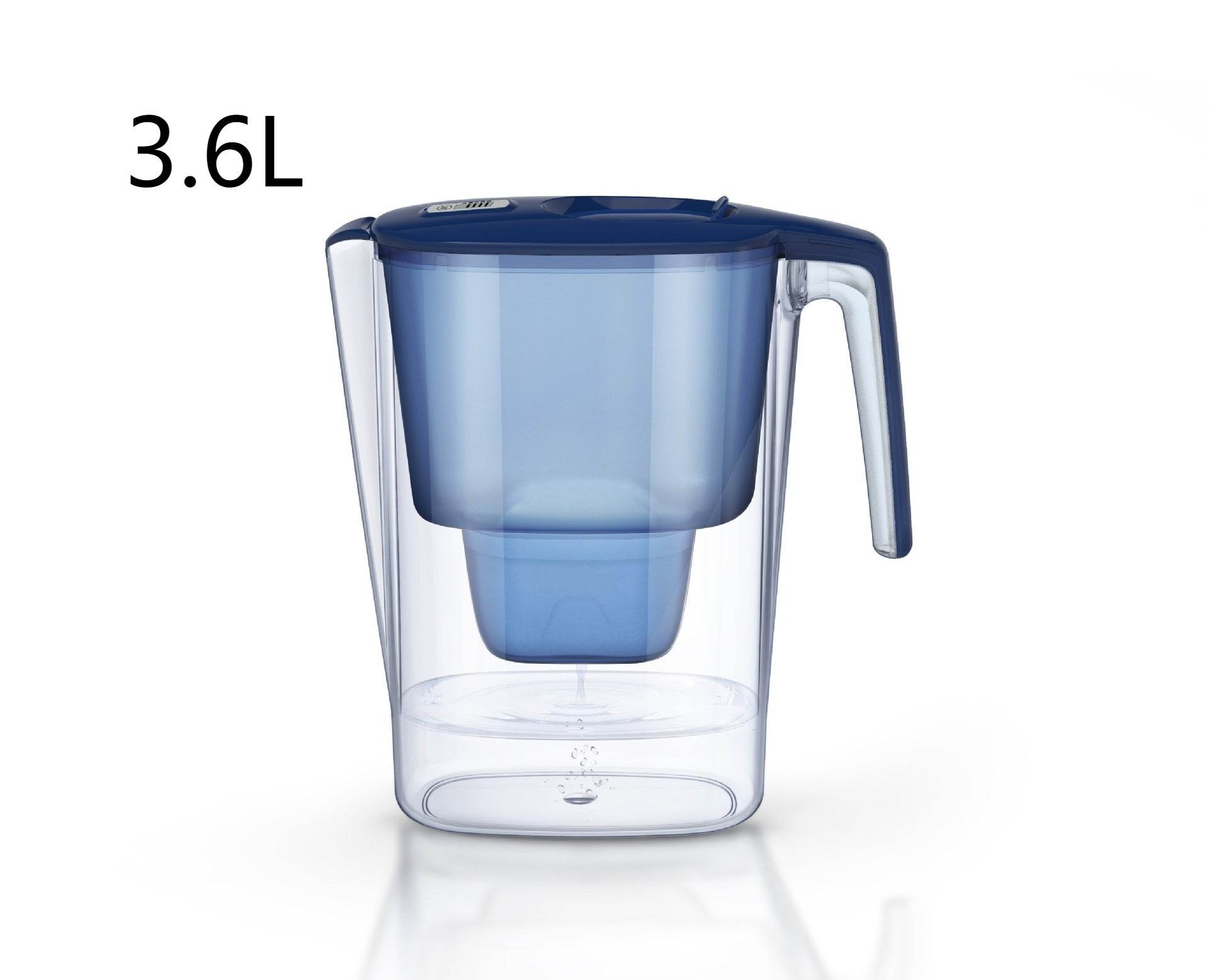 Household 3.6L Office Tap Water Multiple Filtration Water Pitcher - Mubimart
