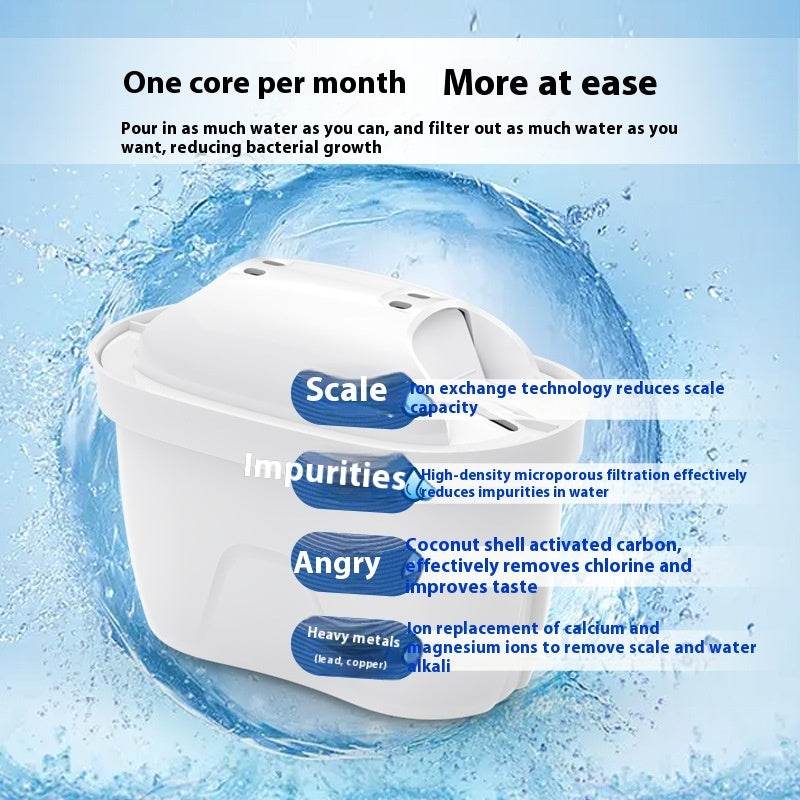 Household 3.6L Office Tap Water Multiple Filtration Water Pitcher - Mubimart