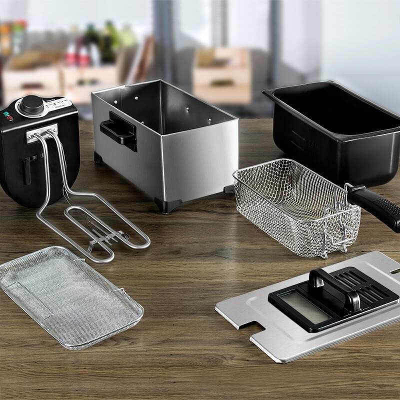 Household 3L French Fries Electromechanical Fryer - Mubimart