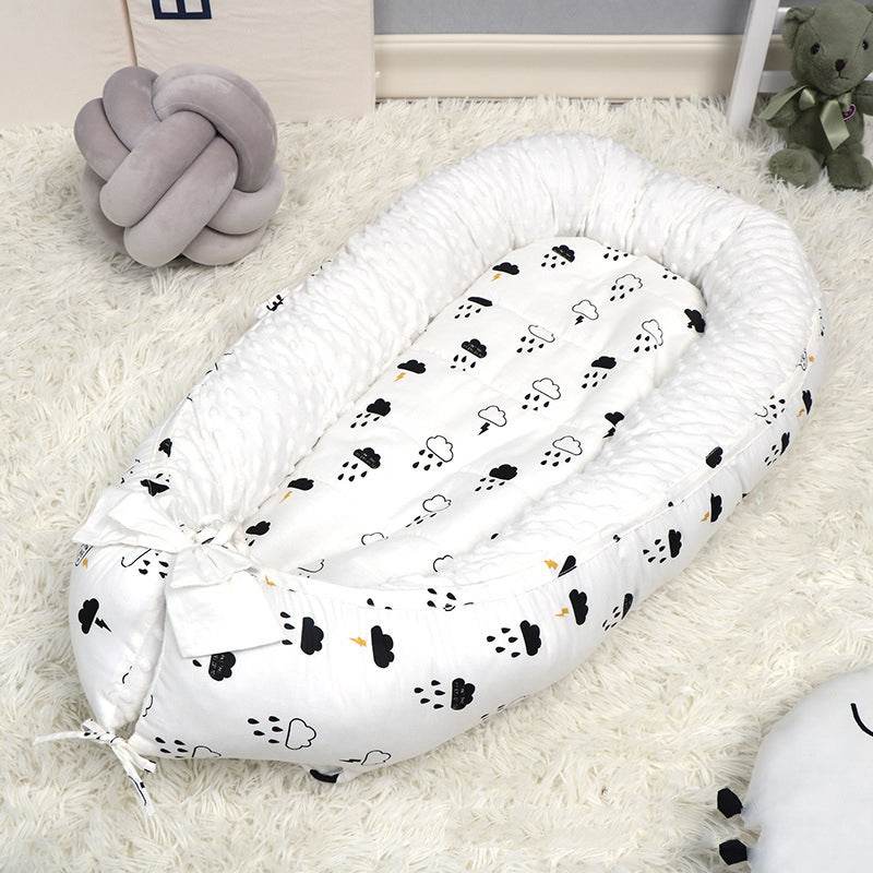 Household Baby Bed Bubble Fleece Bedding Kit - Mubimart