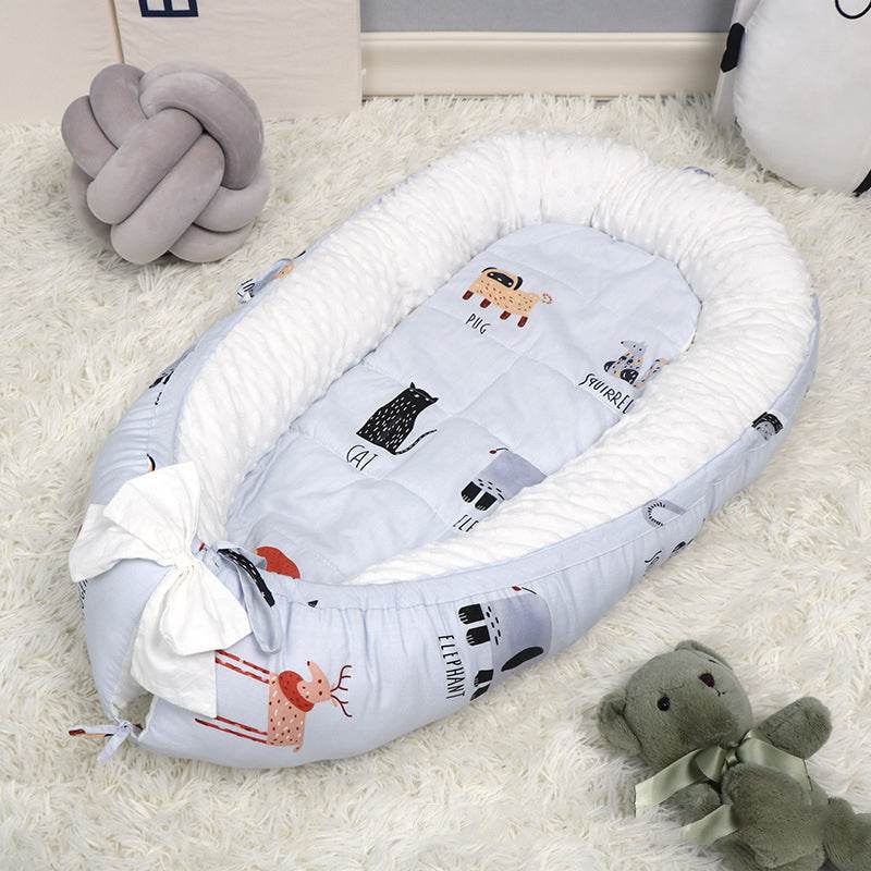 Household Baby Bed Bubble Fleece Bedding Kit - Mubimart