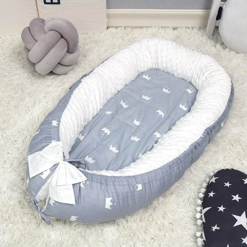 Household Baby Bed Bubble Fleece Bedding Kit - Mubimart