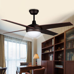 Household Ceiling Fan With Light Restaurant - Mubimart - Ceiling Fans 