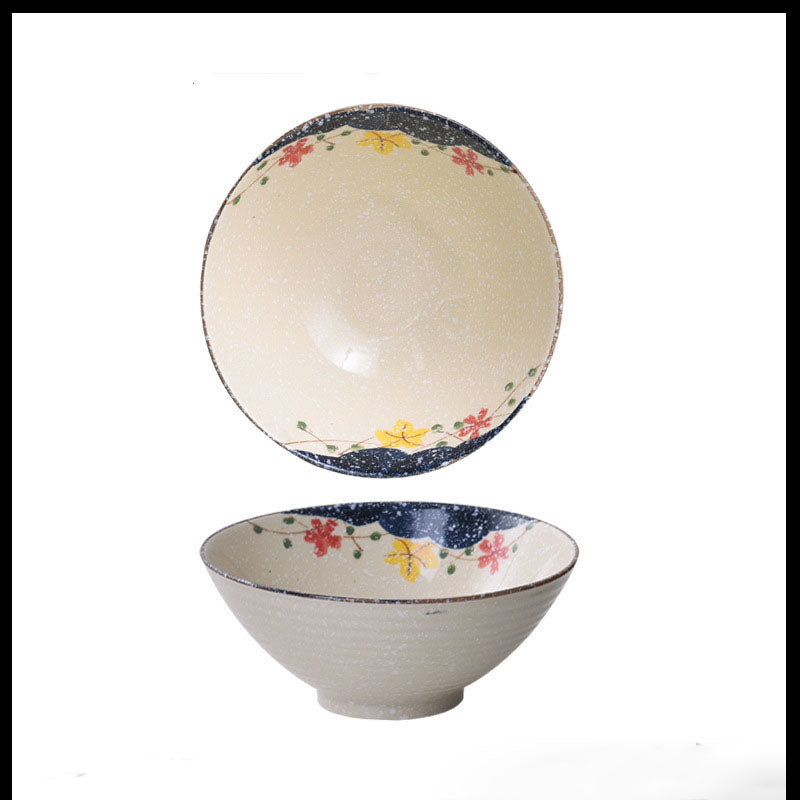 Household Ceramic Soup Large Bowl - Mubimart -  