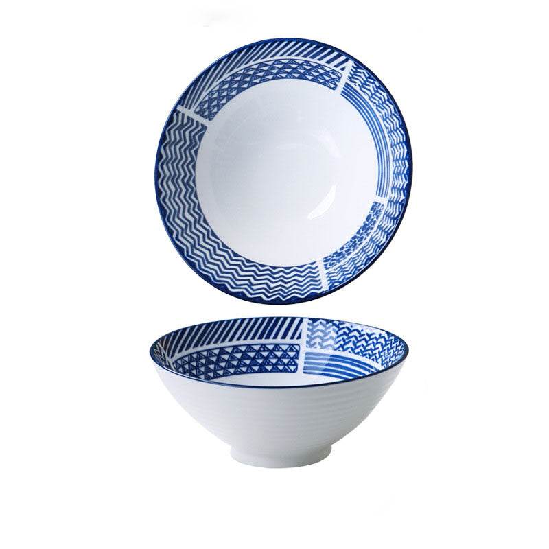 Household Ceramic Soup Large Bowl - Mubimart