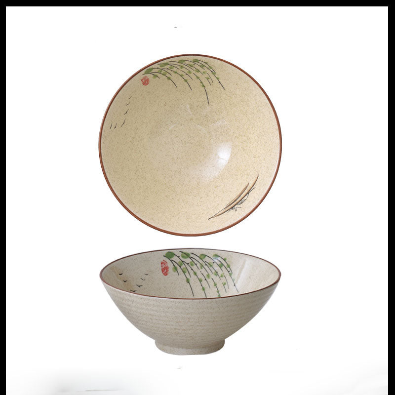 Household Ceramic Soup Large Bowl - Mubimart -  