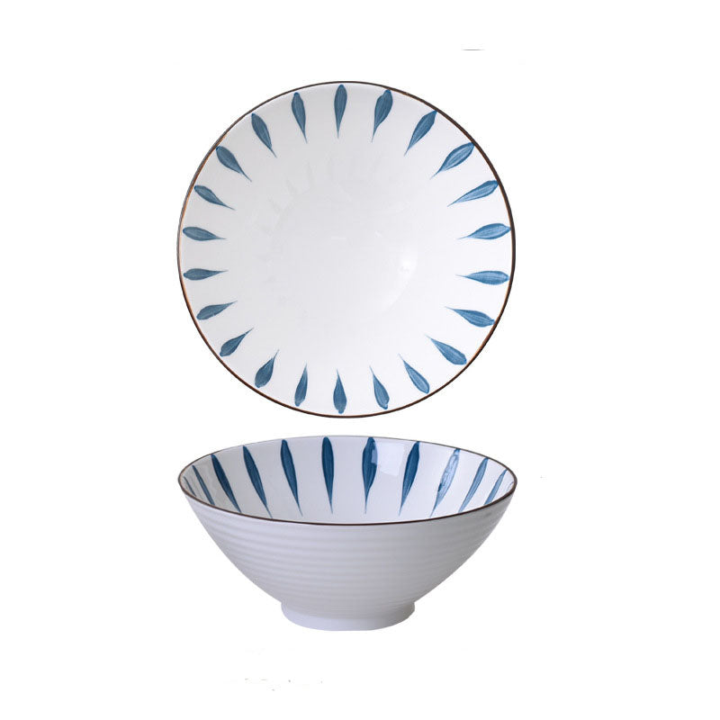 Household Ceramic Soup Large Bowl - Mubimart -  