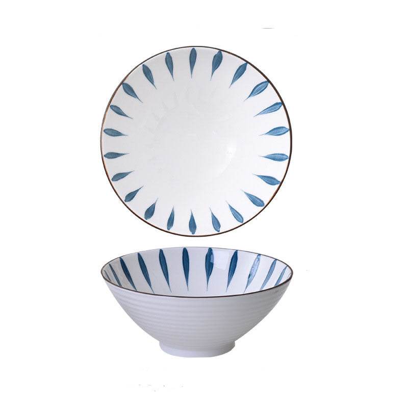 Household Ceramic Soup Large Bowl - Mubimart