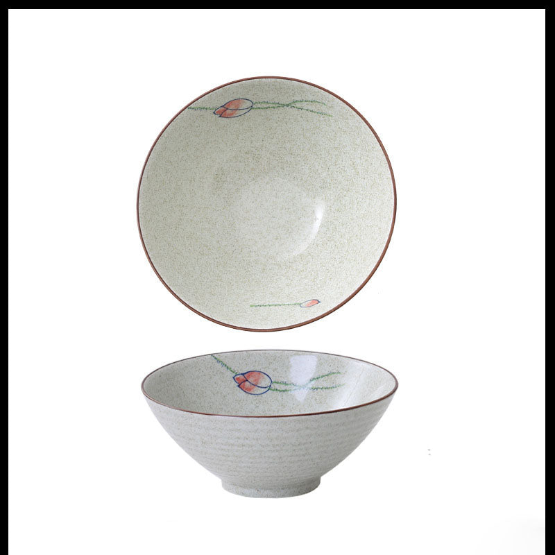 Household Ceramic Soup Large Bowl - Mubimart -  