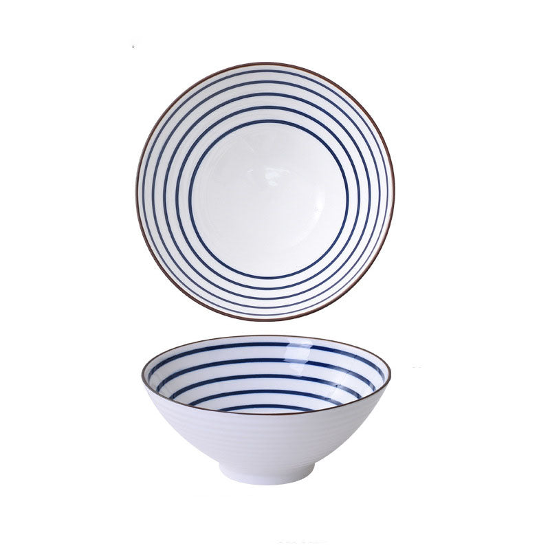 Household Ceramic Soup Large Bowl - Mubimart -  