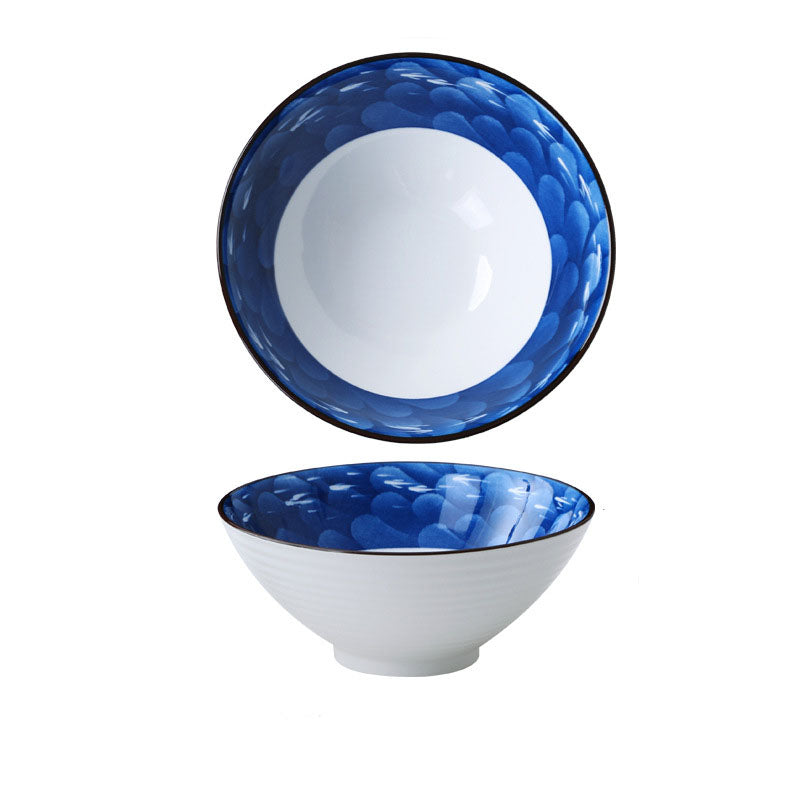 Household Ceramic Soup Large Bowl - Mubimart -  