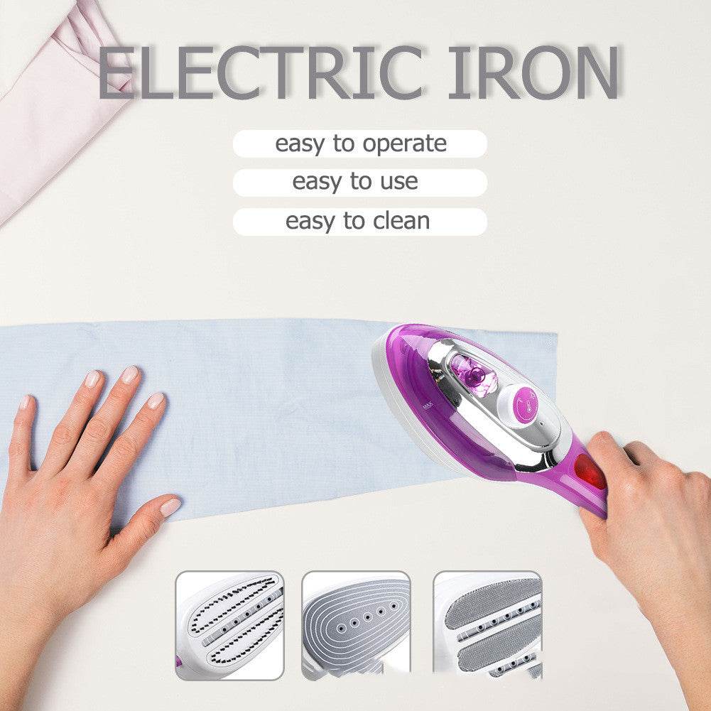 Household Electric Iron, Steam Iron, Handheld Garment Ironing Machine, Mini Electric Iron, Steam Brush, Portable Ironing Machine - Mubimart