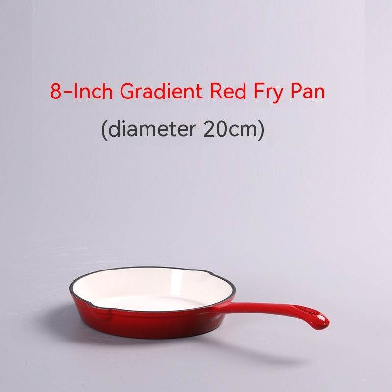 Household Enameled Cast-iron Cookware Omelet Steak Non-stick Integrated - Mubimart