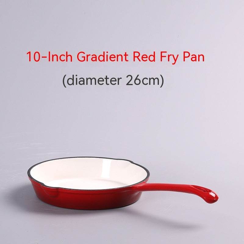 Household Enameled Cast-iron Cookware Omelet Steak Non-stick Integrated - Mubimart