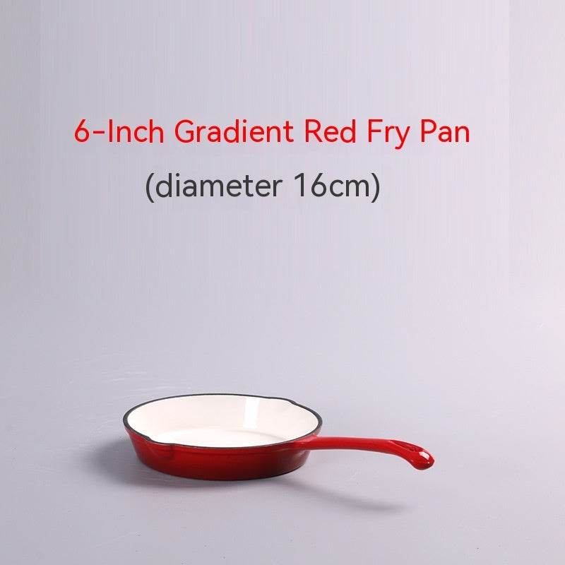 Household Enameled Cast-iron Cookware Omelet Steak Non-stick Integrated - Mubimart