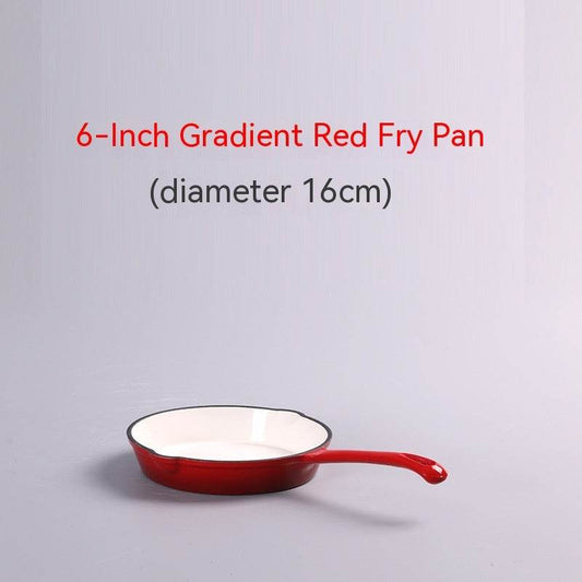 Household Enameled Cast-iron Cookware Omelet Steak Non-stick Integrated - Mubimart