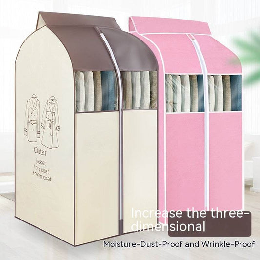 Household Enclosed Three-dimensional Clothing Dust Cover - Mubimart