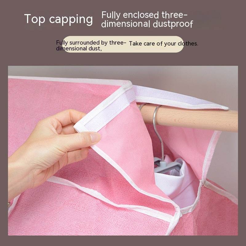 Household Enclosed Three-dimensional Clothing Dust Cover - Mubimart