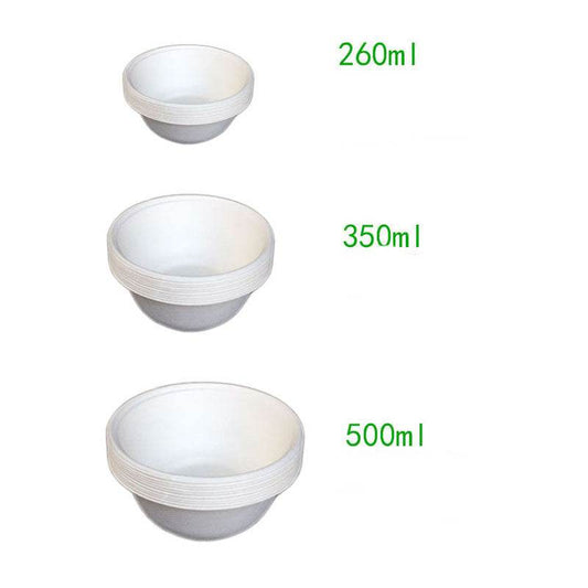 Household Fashion Personality Disposable Paper Bowl - Mubimart