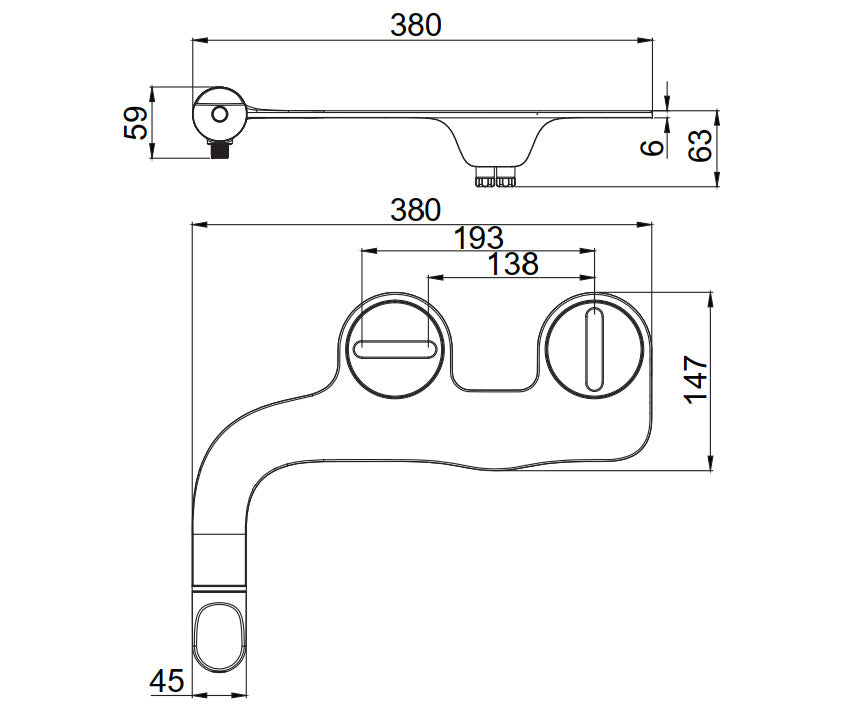 Household Fashion Personalized Toilet Bidet Bidet - Mubimart -  