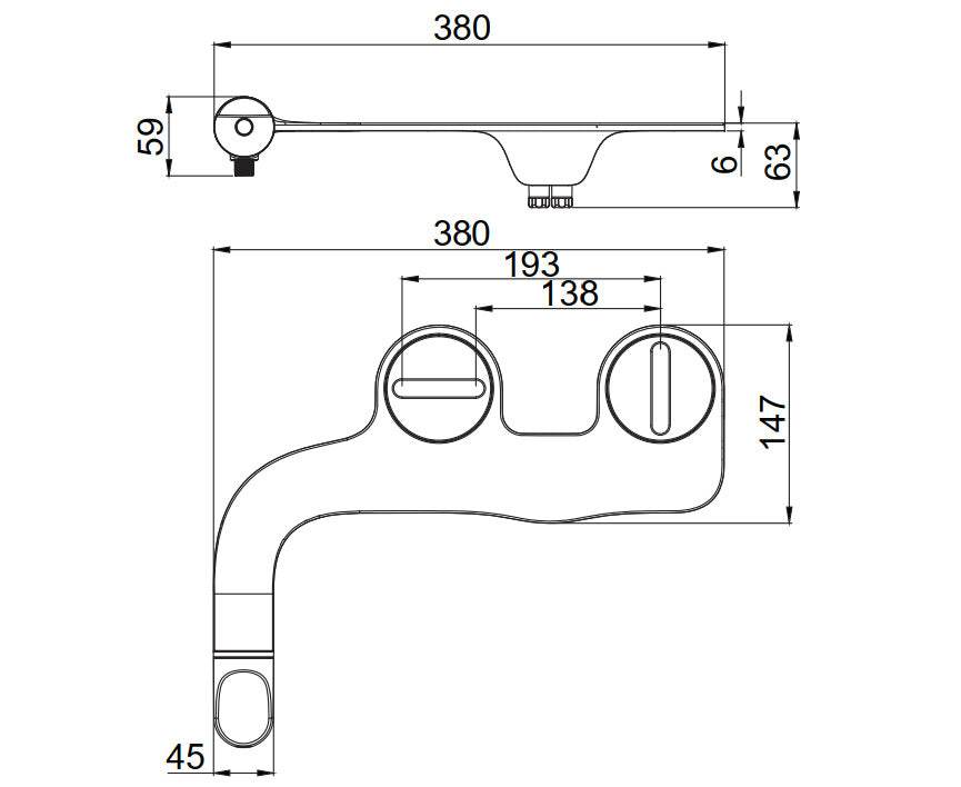 Household Fashion Personalized Toilet Bidet Bidet - Mubimart