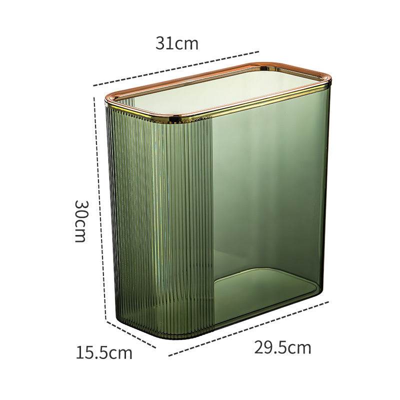 Household Fashion Press Trash Can - Mubimart