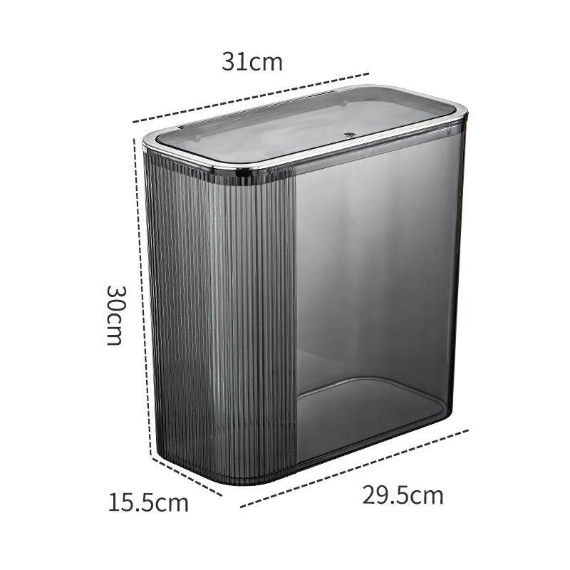 Household Fashion Press Trash Can - Mubimart