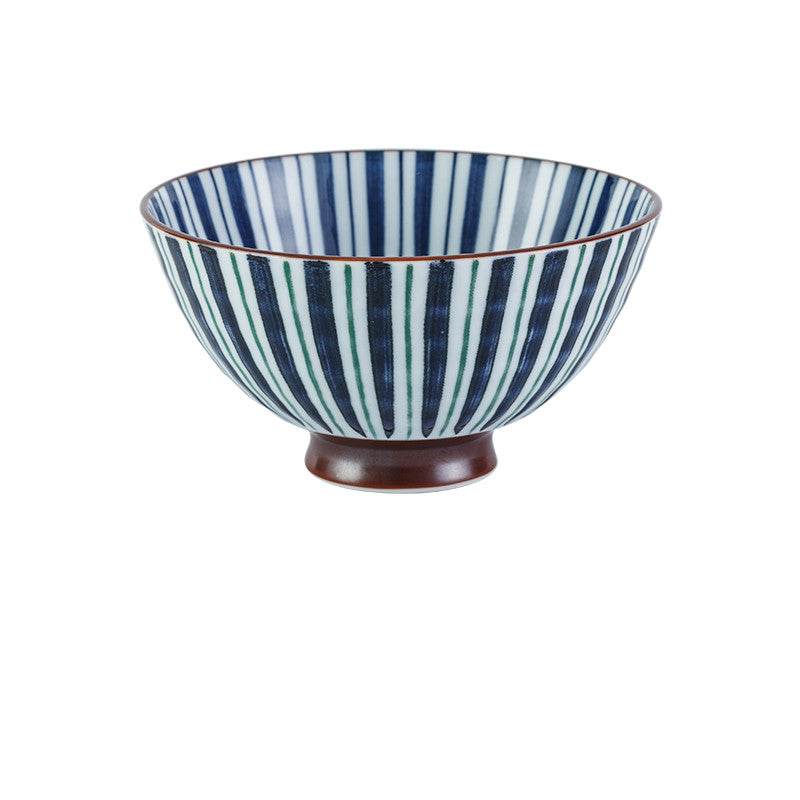 Household Fashion Simple Ceramic Soup Bowl - Mubimart