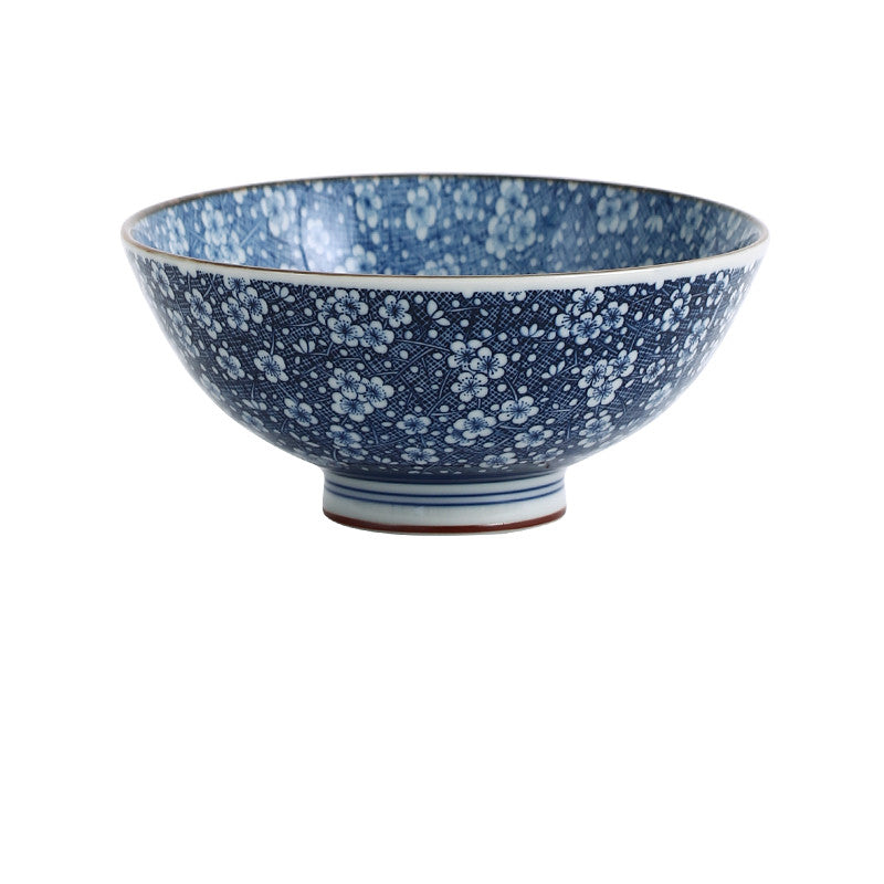 Household Fashion Simple Ceramic Soup Bowl - Mubimart -  