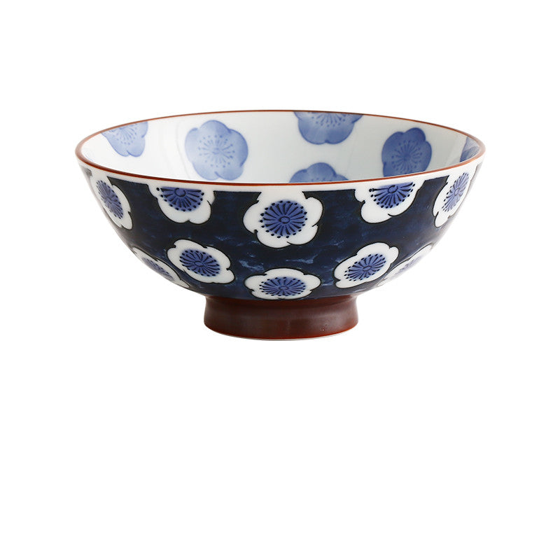 Household Fashion Simple Ceramic Soup Bowl - Mubimart -  