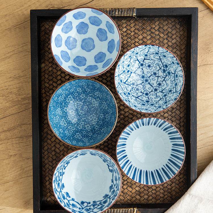 Household Fashion Simple Ceramic Soup Bowl - Mubimart