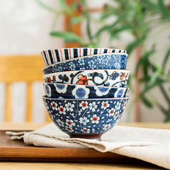 Household Fashion Simple Ceramic Soup Bowl - Mubimart - Soup bowl 