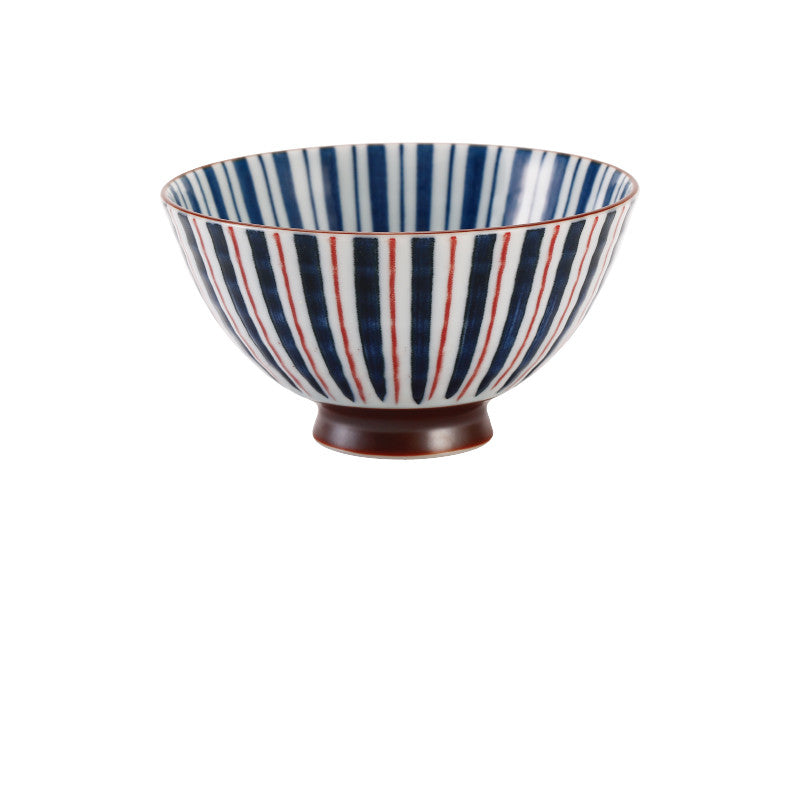 Household Fashion Simple Ceramic Soup Bowl - Mubimart -  