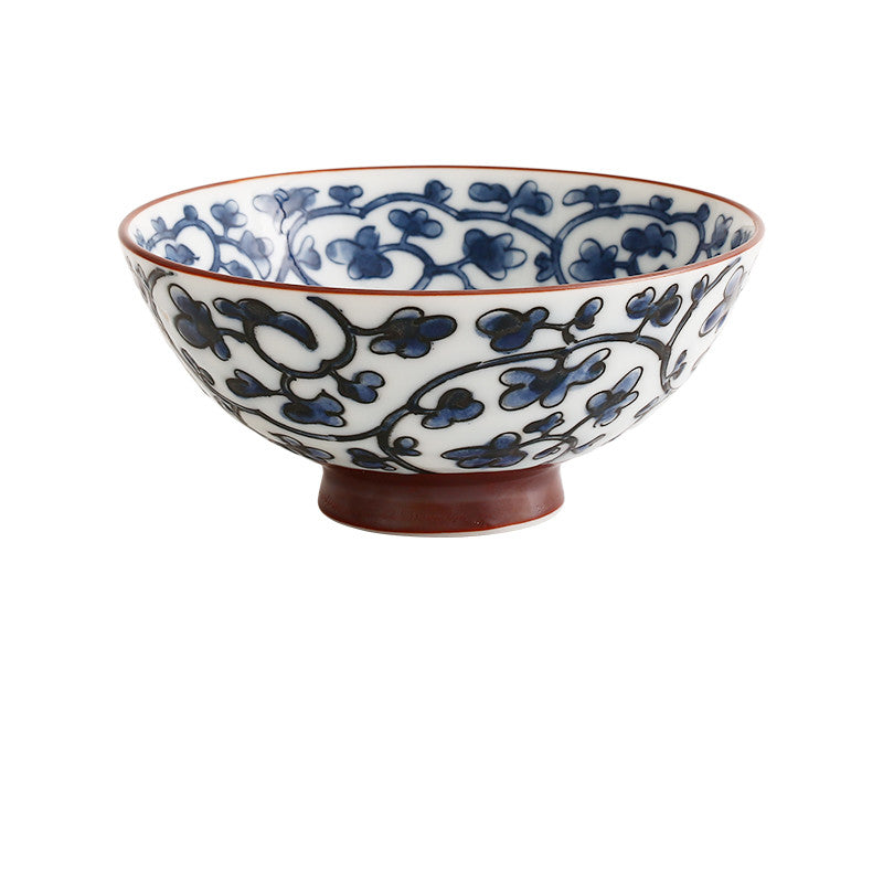 Household Fashion Simple Ceramic Soup Bowl - Mubimart -  