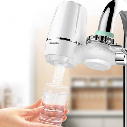 Household Faucet Four-Core Water Filter Water Purifier - Mubimart