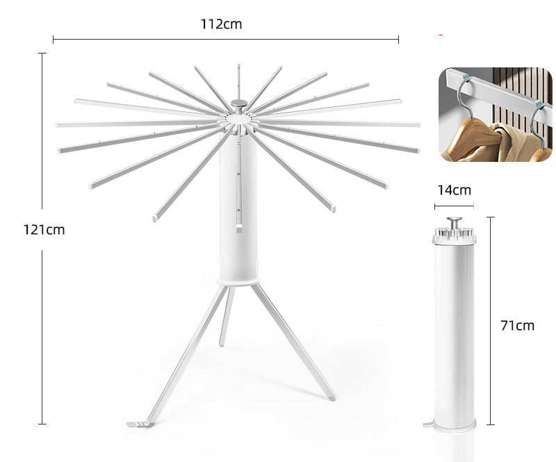 Household Floor Folding Clothes Drying Rack - Mubimart -  