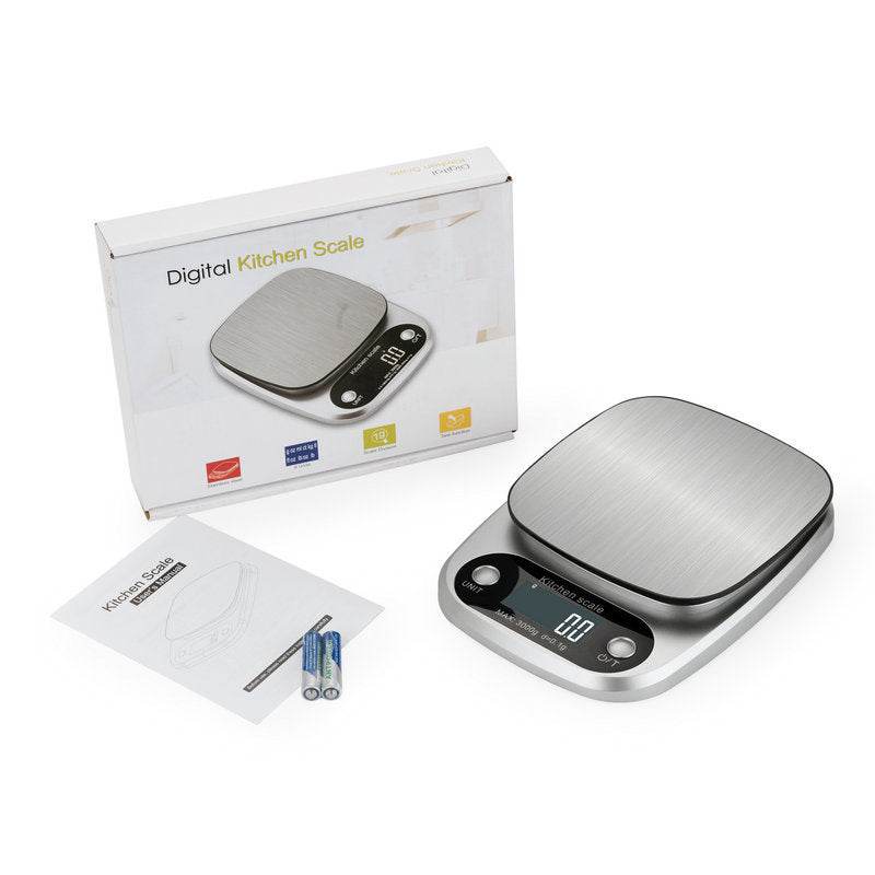 Household Food Kitchen Electronic Scale Stainless Steel - Mubimart