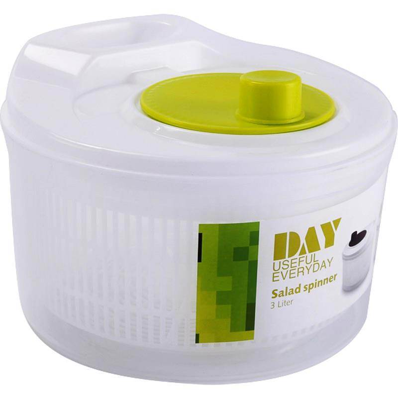 Household Fruit Drain Basket Manual Vegetable Washer Dehydrator - Mubimart
