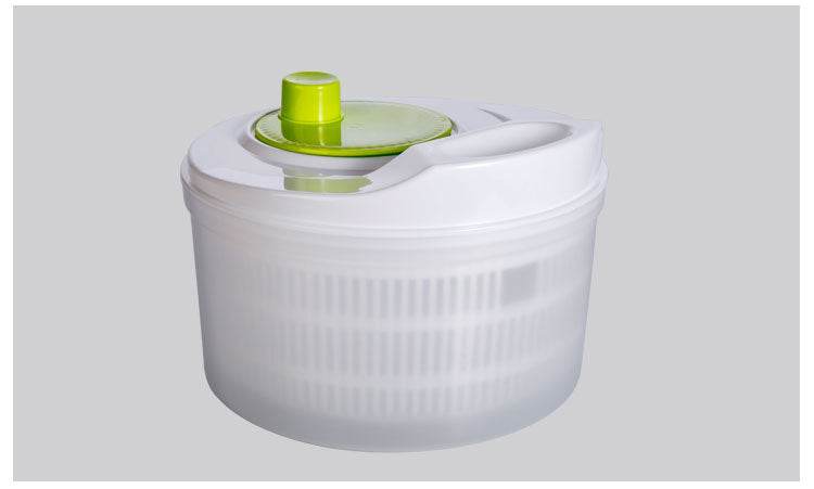 Household Fruit Drain Basket Manual Vegetable Washer Dehydrator - Mubimart