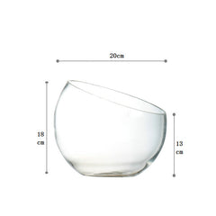 Household Fruit Salad Bowl Glass Bevel Mouth - Mubimart -  