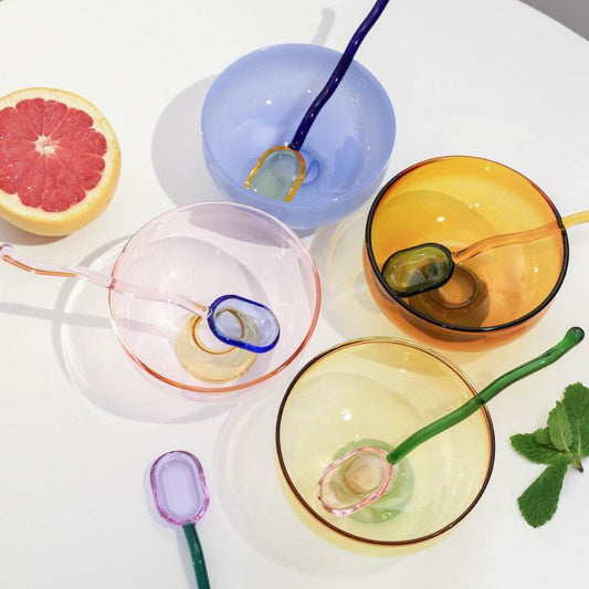 Household Heat-resistant Transparent Glass Bowl - Mubimart