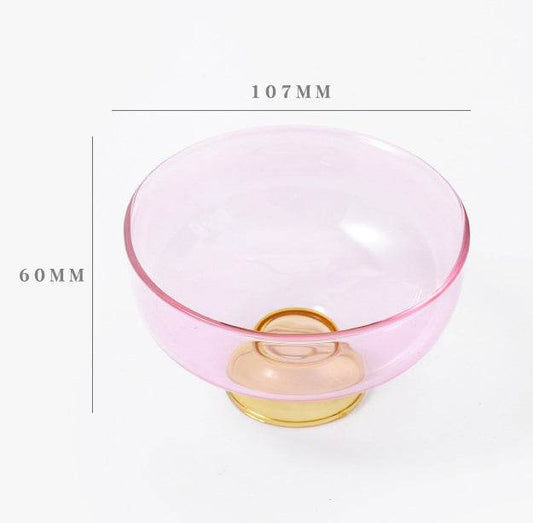 Household Heat-resistant Transparent Glass Bowl - Mubimart