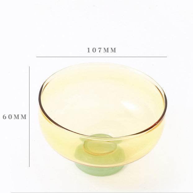 Household Heat-resistant Transparent Glass Bowl - Mubimart