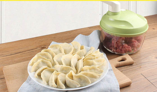 Household Manual Meat Grinder Dumpling Stuffing Kitchen Hand Mixer - Mubimart