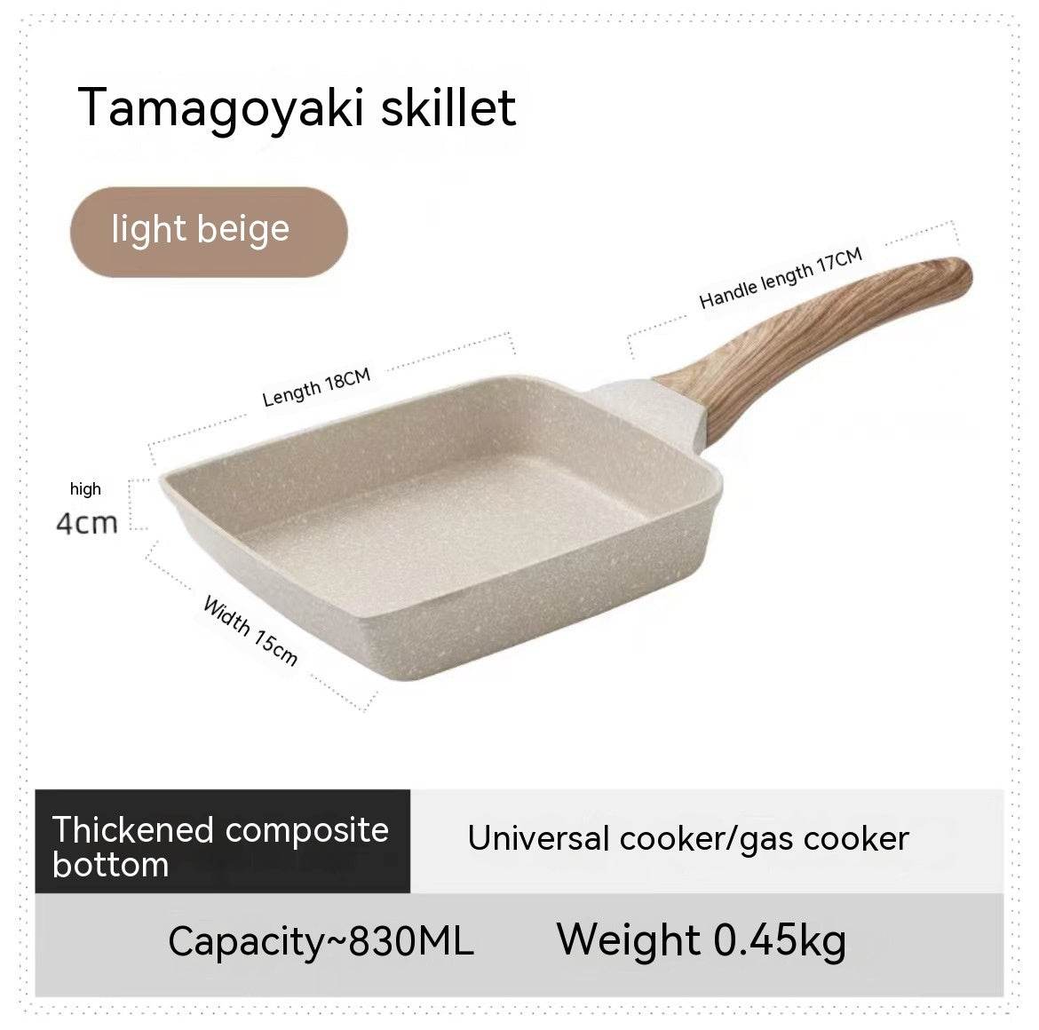 Household Medical Stone Breakfast Pan - Mubimart