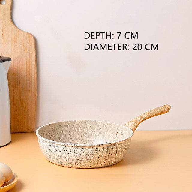 Household Medical Stone Non Stick Pan - Mubimart