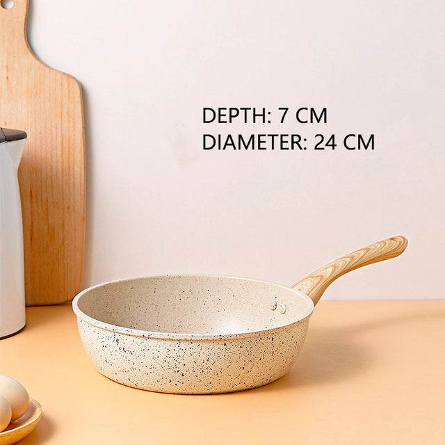 Household Medical Stone Non Stick Pan - Mubimart
