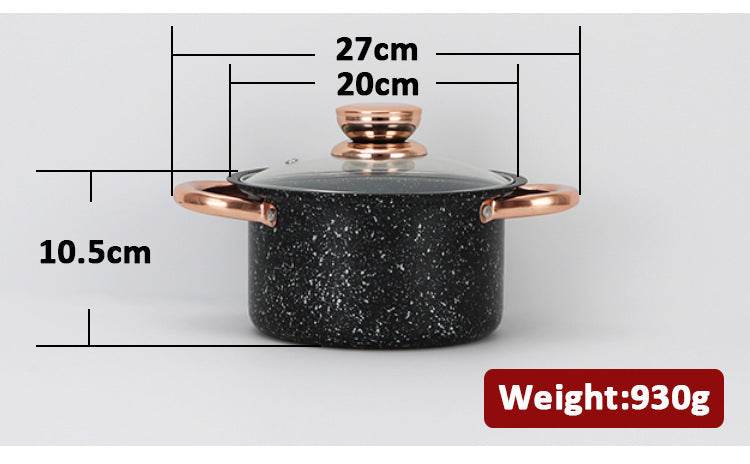 Household Medical Stone Non-stick Pan Set - Mubimart